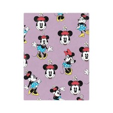 Disney Minnie Mouse Lavender Pattern Fleece Blanket