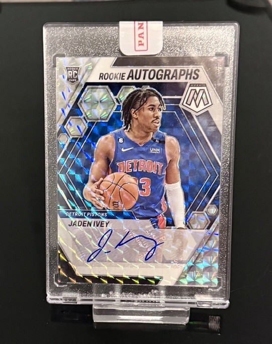 2022-23 Panini Mosaic Rookie Autographs JADEN IVEY #RA-JIV Mosaic  Prizm RC