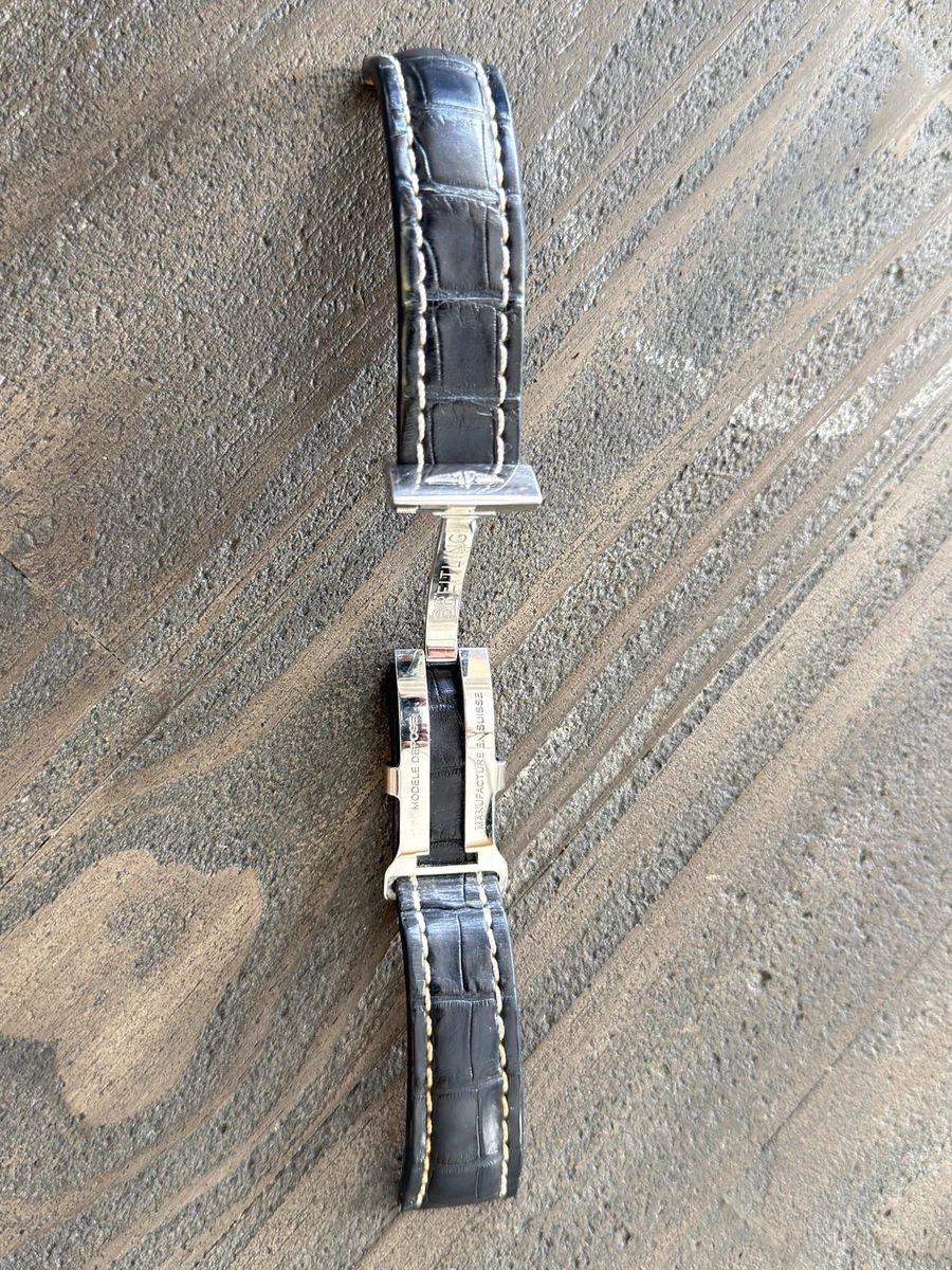 Breitling Crocodile Strap for sale - eBay