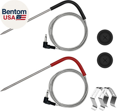 2-Pack Temp Meat Probe Replacement for Pit Boss Pellet Grills and Smokers, 3.5 M