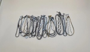 ‘Lot Of 27’ / 925 Sterling Silver Bracelets Mixed Style