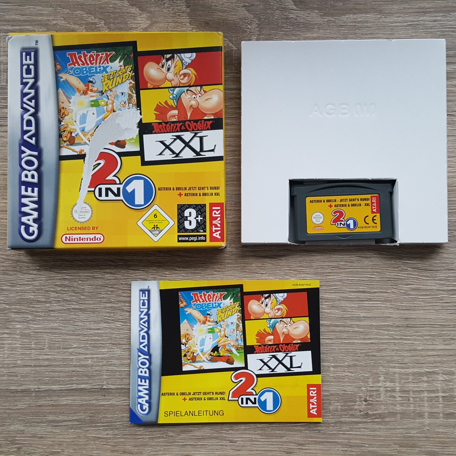 Asterix & Obelix 2 in 1 XXL + Jetzt geht's rund in OVP Nintendo Gameboy Advance