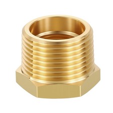 1PCS 3/4" NPT Male x 1/2" NPT FeMale Thread Brass Hex Extension Adapter