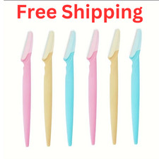 Eyebrow Razor Shaver Blade Face Hair Trimmer Makeup Beauty Dermaplaning tool 6pc