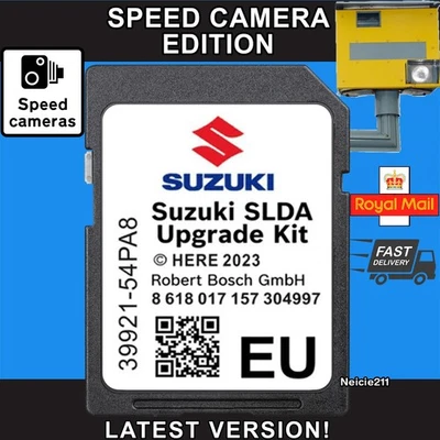 BOSCH LATEST SAT NAV SD CARD UPDATE SUZUKI SWIFT BALENO SX4 IGNIS VITARA UK EU MAP