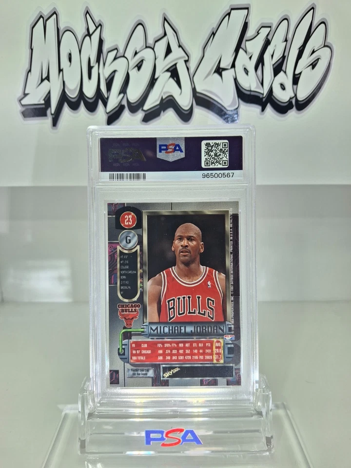 1997 METAL UNIVERSE #23 MICHAEL JORDAN NM-MINT 8 - Image 2 of 2