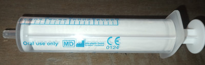 Box Of 30 MD 20ml Oral Medicine Dose Syringe Dispenser Unused