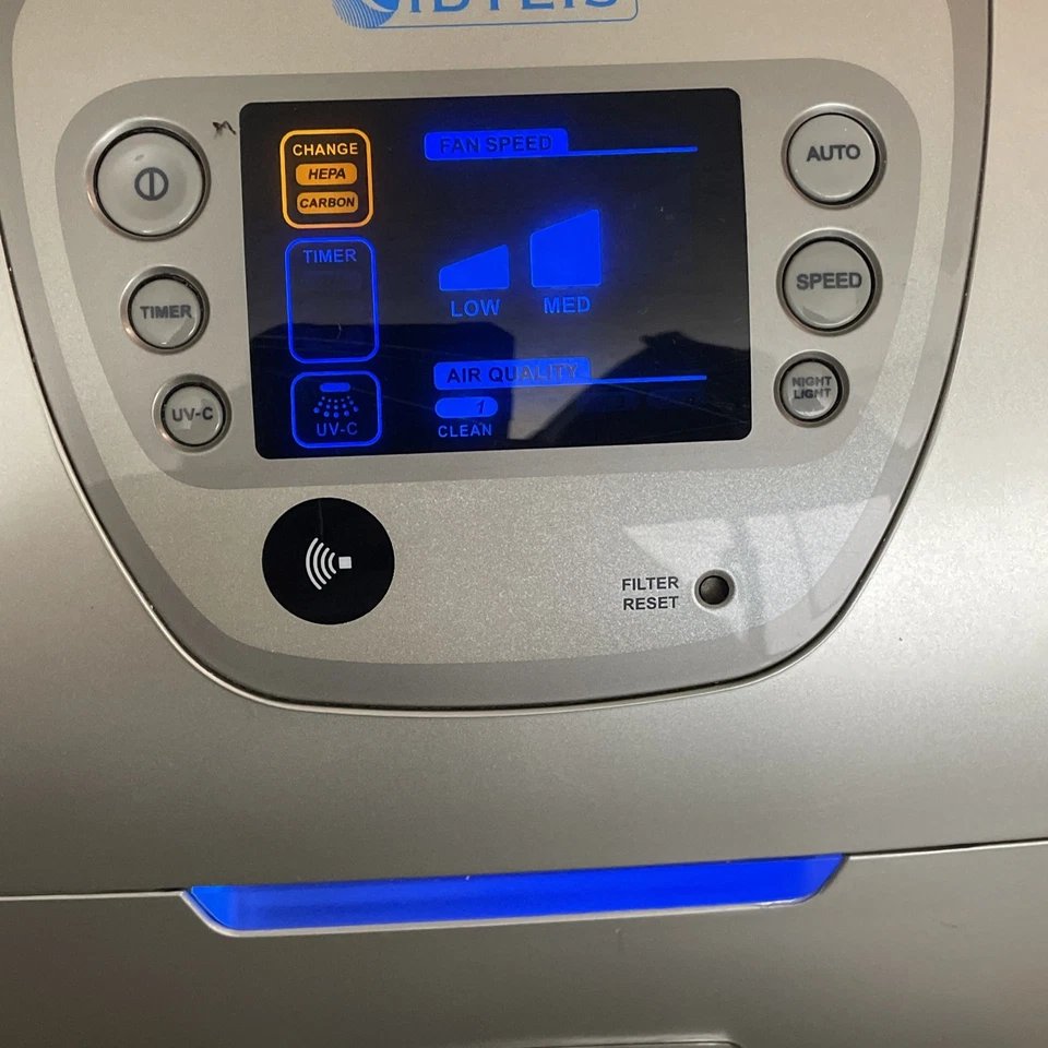 Unidad de piso purificador de aire IDYLIS IAP-10-280 habitaciones 434 pies cuadrados UV-C HEPA ultra silencioso Foto 2 de 4