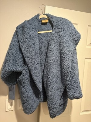Nordic Beach LUSH LEMON Original Women's Blue Hooded Jacket Mid-Length One Size