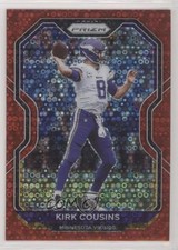 2020 Panini Prizm No Huddle Red Prizm 19/50 Kirk Cousins #215 4k8