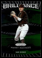 2020 Panini Prizm Brilliance Green Manny Machado San Diego Padres #B-9