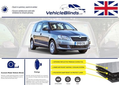 Stealth Rollos für Skoda Roomster (2006-2015)