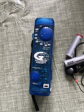 AM/FM Emergency Radio W/Headphone Jack Blue Battery Operated