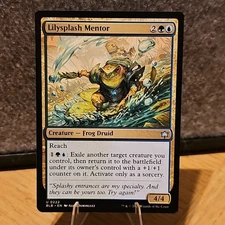 MTG Lilysplash Mentor Bloomburrow Set Regular Uncommon 222 NM Fresh Pull No Play