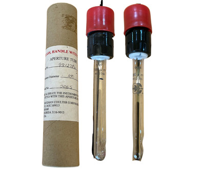 Original Beckman Schare 100μm Blendenrohre x2 Teile-Nr. 9912786 Partikelzähler Z1