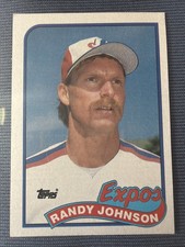 1989 TOPPS HOFer RANDY JOHNSON ROOKIE CARD- NR. MT. ? SHARP ?. rookie card picture
