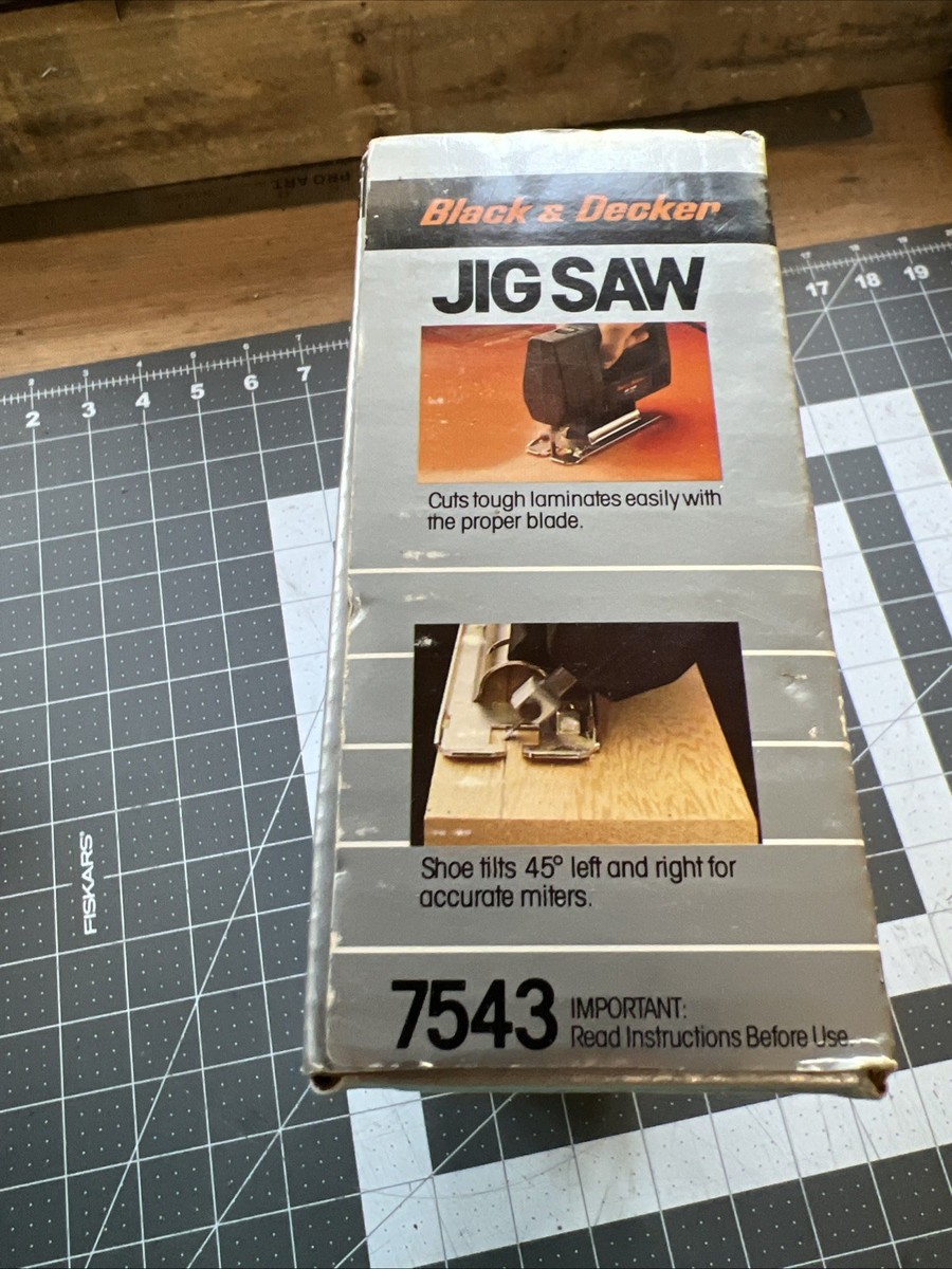 NIB Black & Decker No 7548 Corded Electric Jig Saw Variable Speed