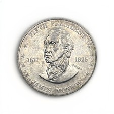 1968 James Monroe Mr President Shell Game Coin Novelty Token Exonumia Gambling
