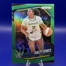 2025 Panini Prizm WNBA Basketball Haley Jones Green Prizm #43 Dallas Wings
