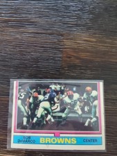 1974 Topps Football Card Number 491 Bob Demarco Cleveland Browns #491