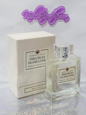 Crabtree & Evelyn India Hicks Island Living SPIDER LILY 3.4 oz Eau