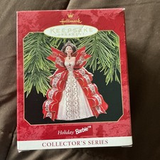 VTG Hallmark 1996 Keepsake Ornament Holiday Barbie Collector  s Series