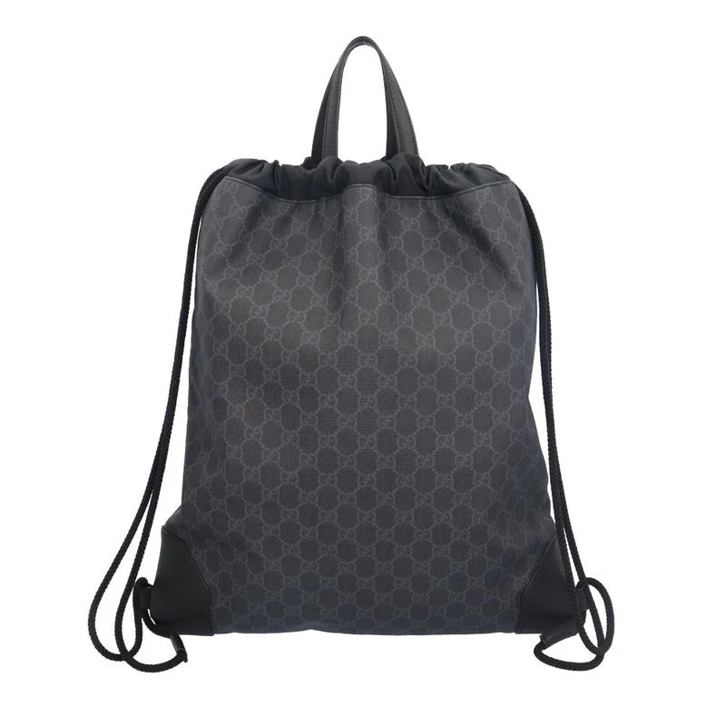 Gucci Draw String Bag Sherry Backpack Daypack GG … - image 3
