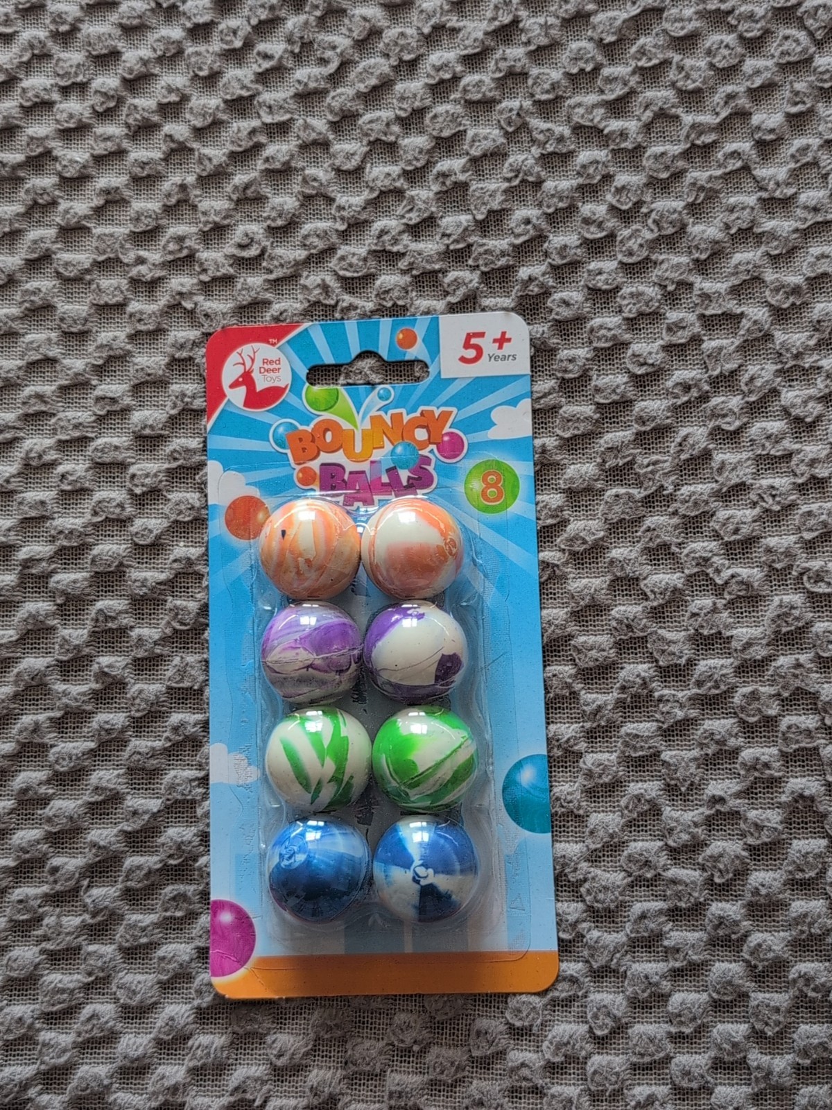 8 X bouncy balls Party bag Fillers Kids/Children Assorted Colours Bouncy Balls