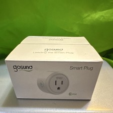Gosund Smart Plug 4-Pack Wi-Fi Enabled Remote Control White Single Outlet