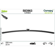 Wischblatt 550 mm Flachbalkenwischblatt mit Spoiler VALEO für u.a. MB C-KLASSE