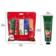 1 Set 5PCS Christmas Gift Prevent Dryness Hand Lotion Moisturizing Hand Cream