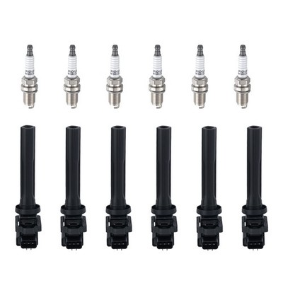 Ignition Coil Spark Plug Set for Suzuki XL-7 Grand Vitara 2.7L 2001-2006