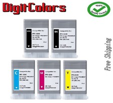 5 Pack PFI030 Ink Cartridge for Canon ImagePROGRAF TA-20 TA-30
