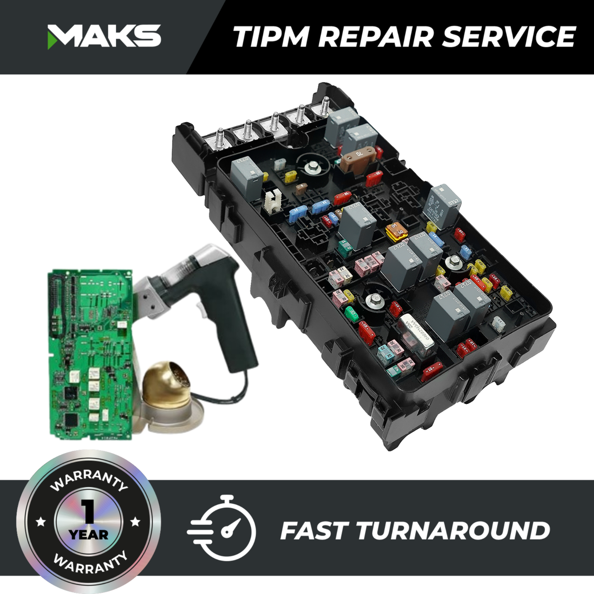 2019-2022 Jeep Cherokee TIPM Fuse and Relay Box Repair Service
