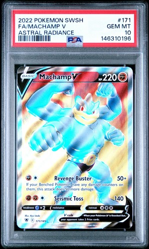 Machamp V graded PSA 10 for sale on eBay