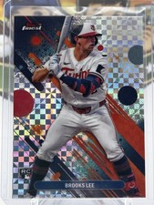 2025 Topps Finest - Common Brooks Lee #31 Checkerboard Refractor (RC)