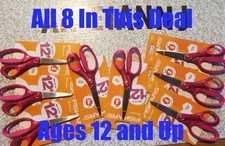 FISKARS SCISSORS FOR STUDENTS SET OF 8