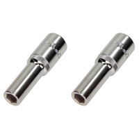 "X2 Yato Steckdose 1/2\"\" 10 Mm X 76 Mm Sechskant Lang Cv"