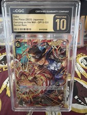 One Piece CCG Sabo OP13-120 Secret Rare Parallel Card (Japanese)