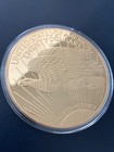 The Jumbo Gold Dream Gold Double Eagle Coin Collection Cu Layerd In 24 K Gold — photo 2