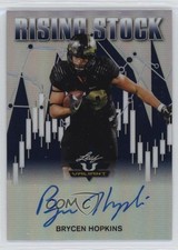 2020 Leaf Valiant Rising Stock Blue 23/25 Brycen Hopkins #RS-BH1 Auto 0rd2