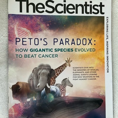 The SCIENTIST MAGAZINE Spring 2025 Vol 39, Issue 1 Peto s Paradox GenomeAnimal
