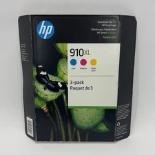 New HP 910XL 3YM86BN Yellow, Cyan and Magenta Ink Cartridge