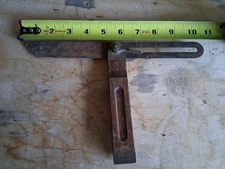 RARE! VTG STANLEY No. 25-10 1/2 MADE IN ENGLAND Sliding T-Bevel Square 