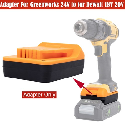 #ad Battery Adapter For Greenworks 24V Li ion Battery to for Dewalt 18V 20V Tools $29.99