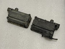 Holley Bowls Pair Primary Secondary Used Parts Carburetor 4 Barrel Brass Floats
