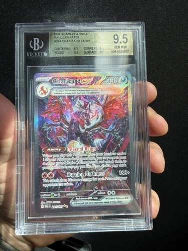 Charizard EX Paldean Fates SIR 234/091 Pokémon TCG BGS 9.5