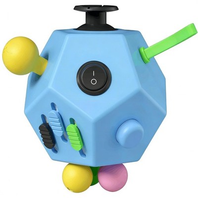 Fidget Dodecagon  12-Side Fidget Toys Cube Relieves Stress and Anxiety Anti...