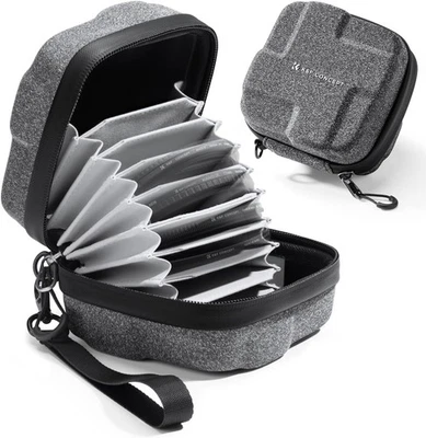 K&F CONCEPT Lens Filter Case Hard Shell Camera Filter Pouch Up to 82mmWaterproof - Image 1 of 4