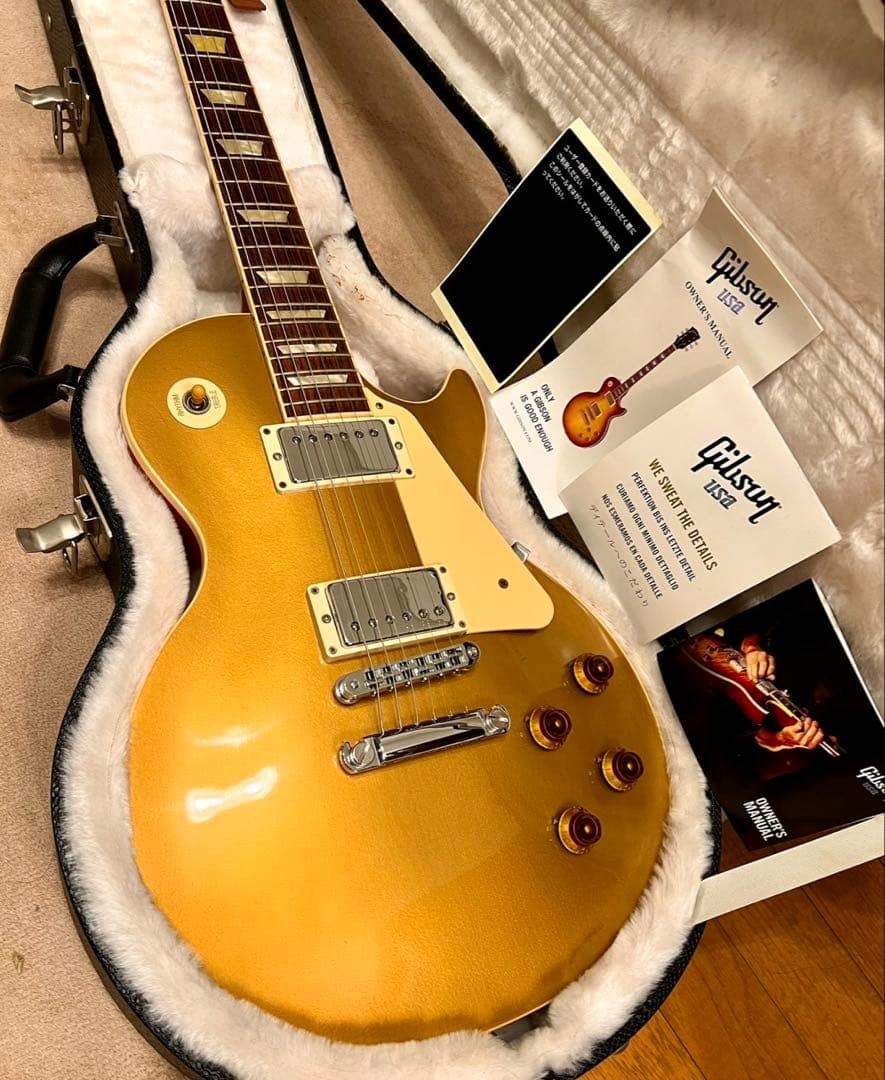 Gibson Les Paul Standard Gold Top 2012 3.5kg Electric Guitar with Case